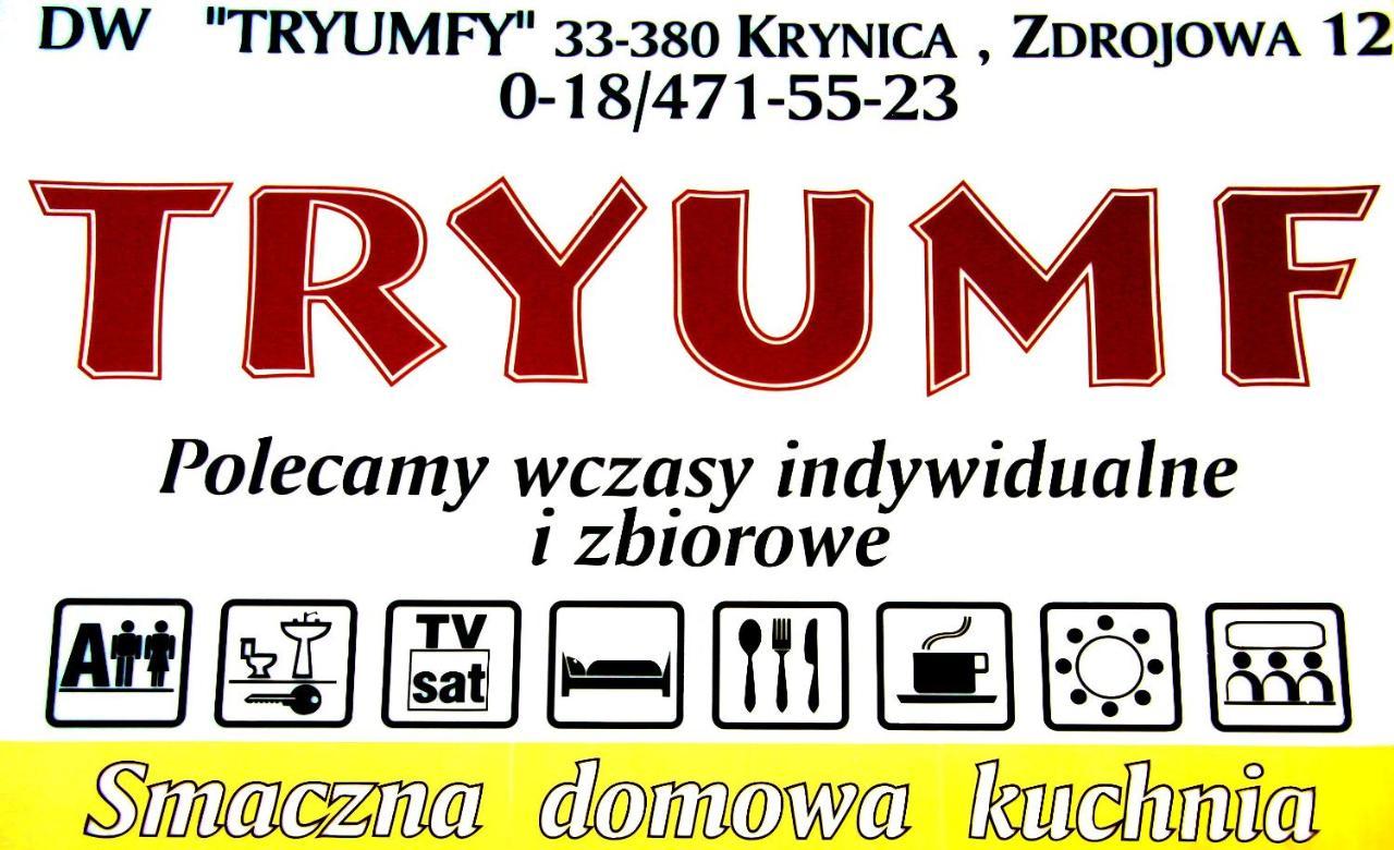 Domy Wczasowe Tryumfy Bed & Breakfast Krynica Zdroj Ngoại thất bức ảnh